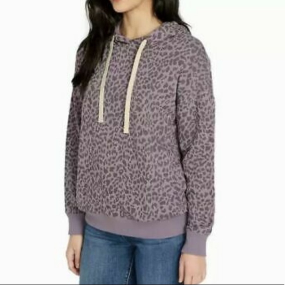 Iris Leopard print Super soft Pullover Hoodie